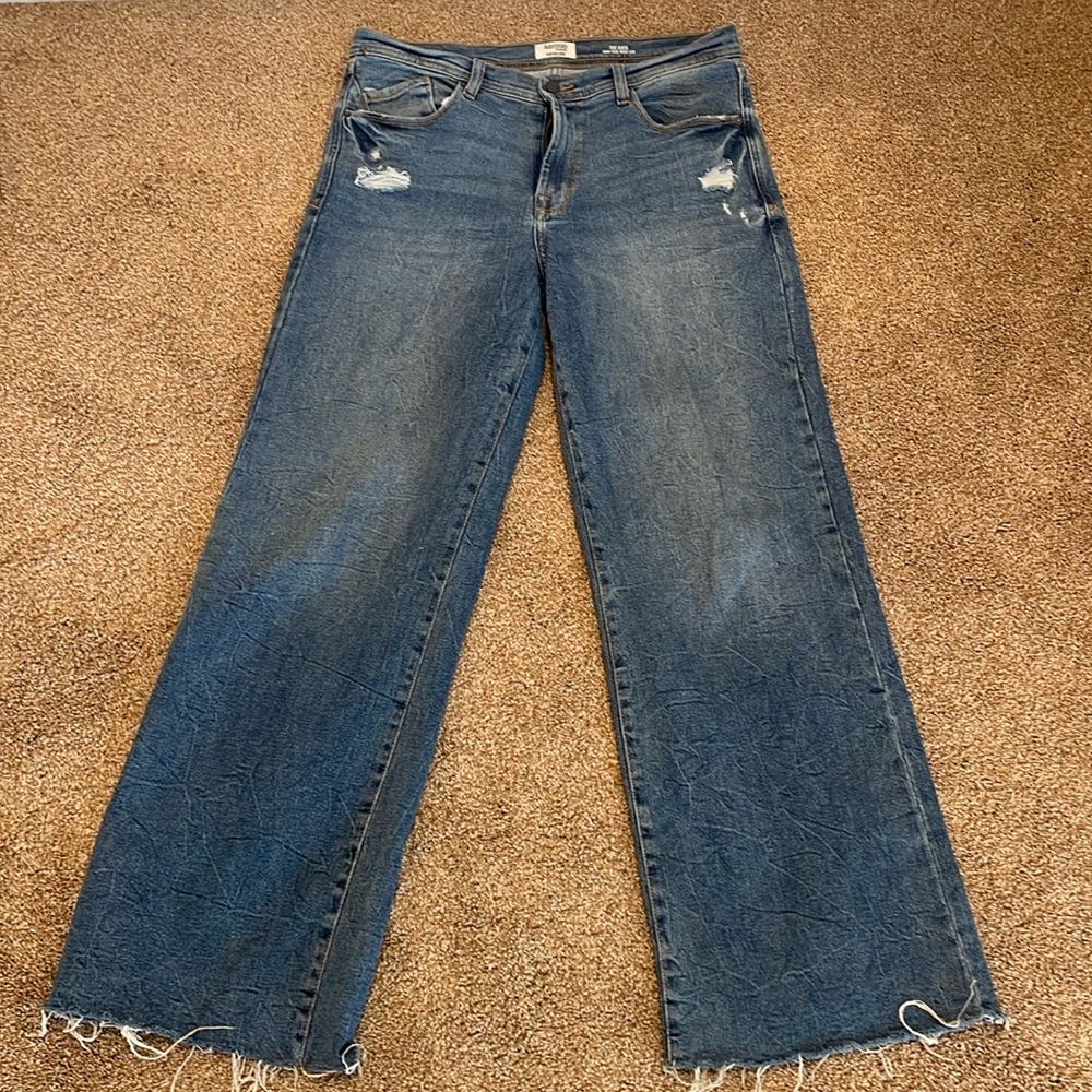 NWOT Kenzie Kaya wide leg high rise baggy, 10/30